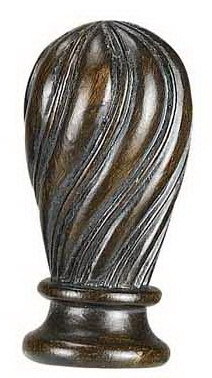 CAL Lighting FA-5017C - 0.75" Height Resin Finial