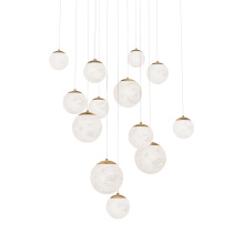 Modern Forms Canada PD-34413S-BK - Pisces Multilight Pendant Light