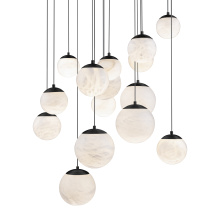 Modern Forms Canada PD-34415R-BK - Pisces Multilight Pendant Light