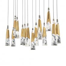 Modern Forms Canada PD-44414L-BK - Kilt Multilight Pendant Light