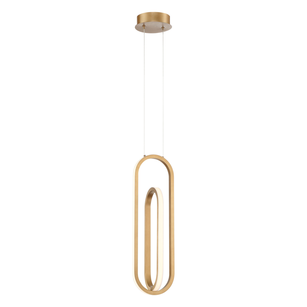 Demark, Pendant, LED, Satin Gold