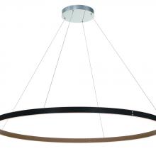 Eurofase 43899-012 - Verdura 1 Light Chandelier in Black + Brown