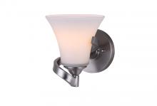 Canarm IVL587A01BN - Rue, IVL587A01BN, 1 Lt Vanity, Flat Opal Glass