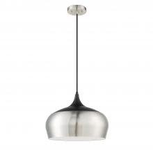 Kendal PF134-SN/BLK - 1 LIGHT PENDANT