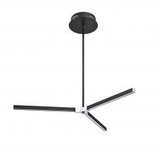 Kendal PF195-BLK/CH - 1 TIER 36" LED PENDANT