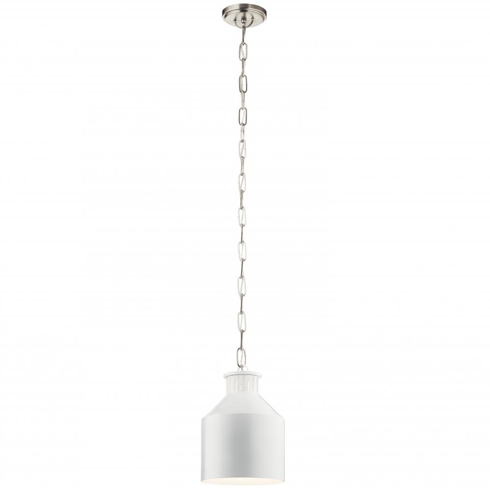 Montauk 1 Light Mini Pendant White