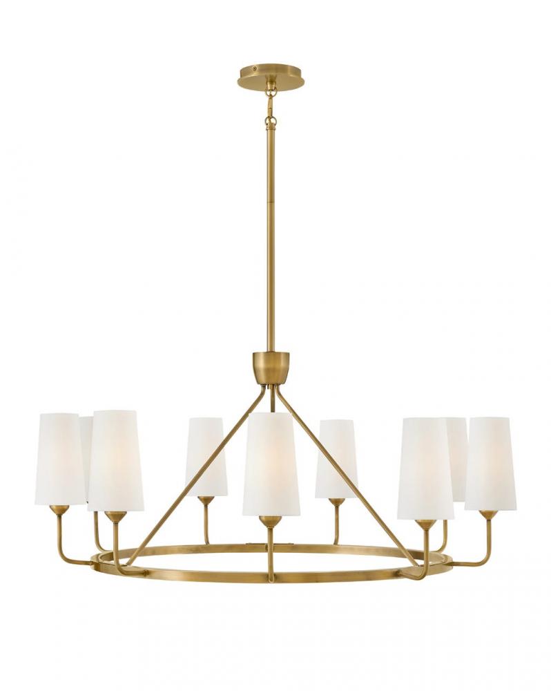 Large Single Tier Chandelier