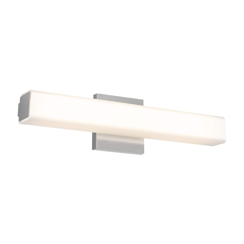 Multi CCT LED vanity with square glass