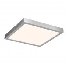 Dals CFLEDSQ10-CC-SN - 10 Inch Square Indoor/Outdoor LED Flush Mount