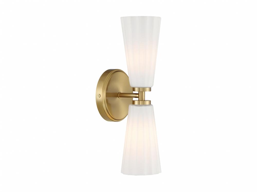 2 LIGHT WALL SCONCE