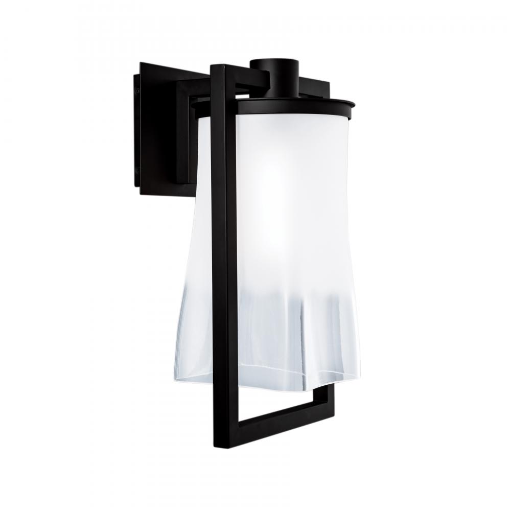 Drape 16.5'' High 1-Light Outdoor Sconce - Matte Black