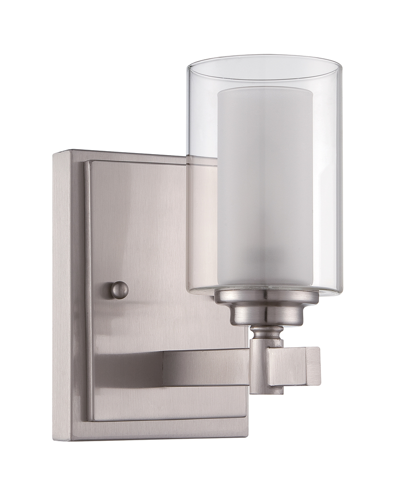 Celeste 1 Light Wall Sconce in Brushed Polished Nickel