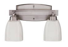 Craftmade 14715BNK2 - Bridwell 2 Light Vanity in Brushed Polished Nickel