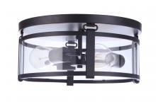 Craftmade 55383-FB - Elliot 3 Light Flushmount in Flat Black