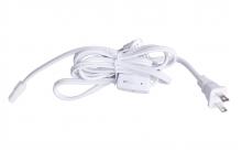 Craftmade CPK11-PG6-W - 6' Under Cabinet Puck Cord and Plug in White