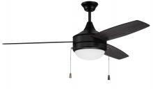 Craftmade EPHA52FB3 - 52" Phaze Energy Star 3 in Flat Black w/ Flat Black/Greywood Blades