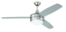 Craftmade PHZ52BNK3-BNGW - Phaze II 52" 3-Blade Ceiling Fan