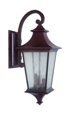 Craftmade Z1374-AG - Argent II 3 Light Large Outdoor Wall Lantern in Aged Bronze