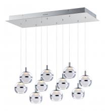 ET2 E24599-93PC - Swank-Multi-Light Pendant